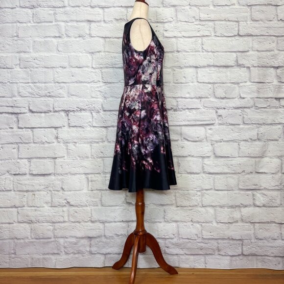 DKNY Floral Knee-Length Dress - Picture 3 of 6